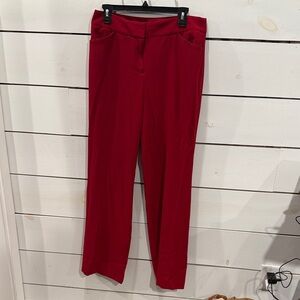 Bar III Vibrant Red Women's Trousers